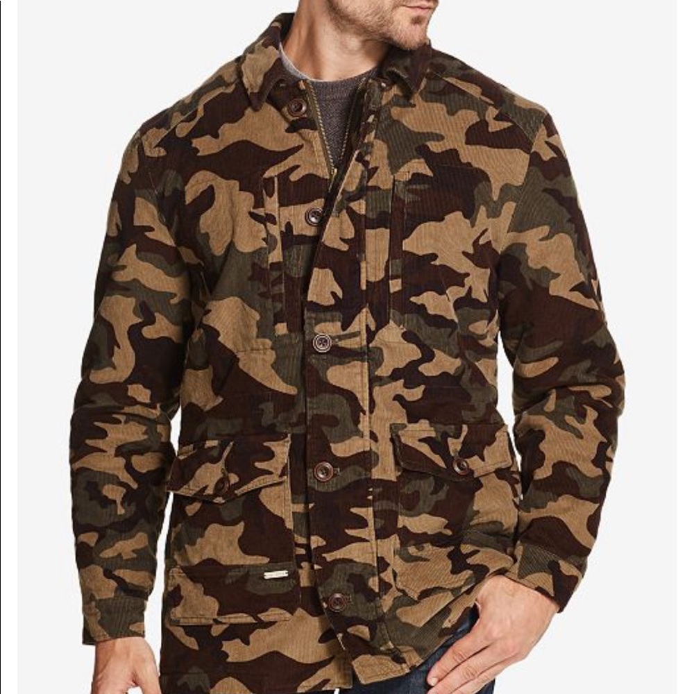 Men's weatherproof vintage Corduroy Camo Jacket